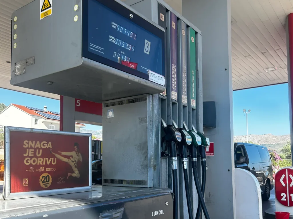 Prezzi benzina Croazia