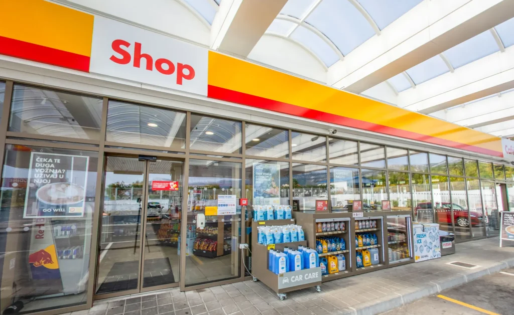 Coral-Tankstelle in Kaštela