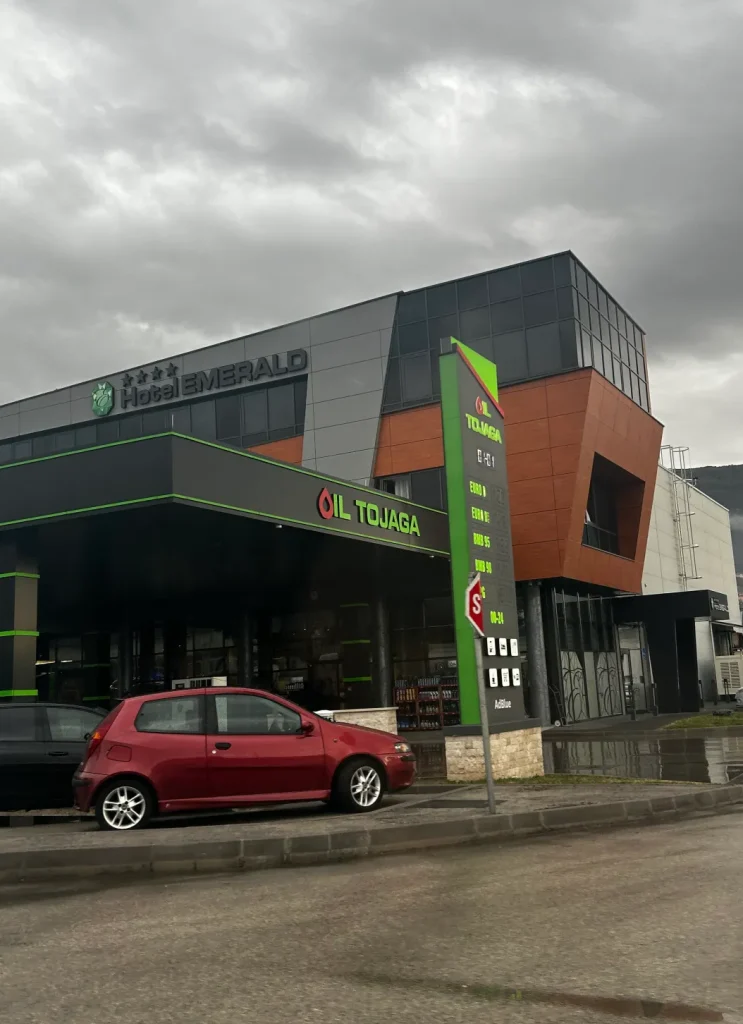 Stazione di servizio in Serbia